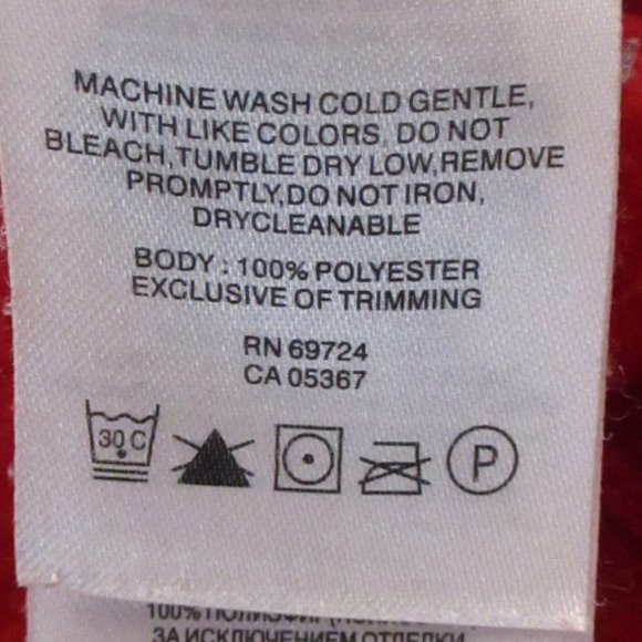 Columbia Womens Full Zip Up Fleece Jacket, Red, Pockets, High Neck, Size 1X - Picture 10 of 11